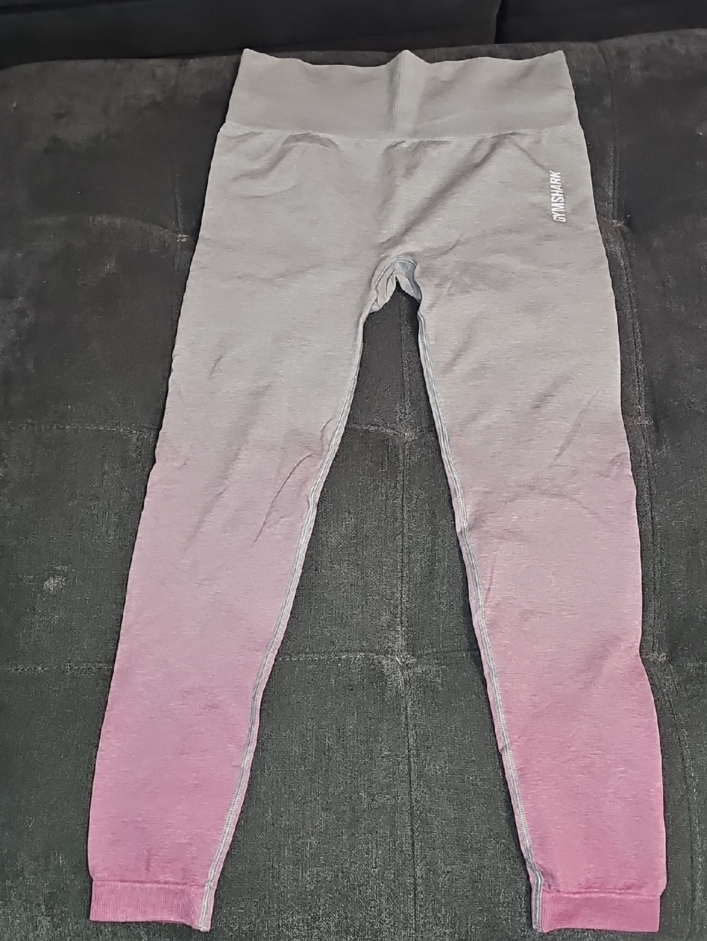 Gymshark Grey to Pink Ombre Leggings Size M